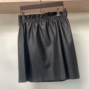 Zara Pleather Skirt (M)